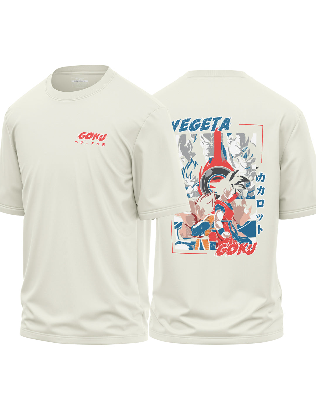 Goku Vegeta Cotton Oversized T-shirt