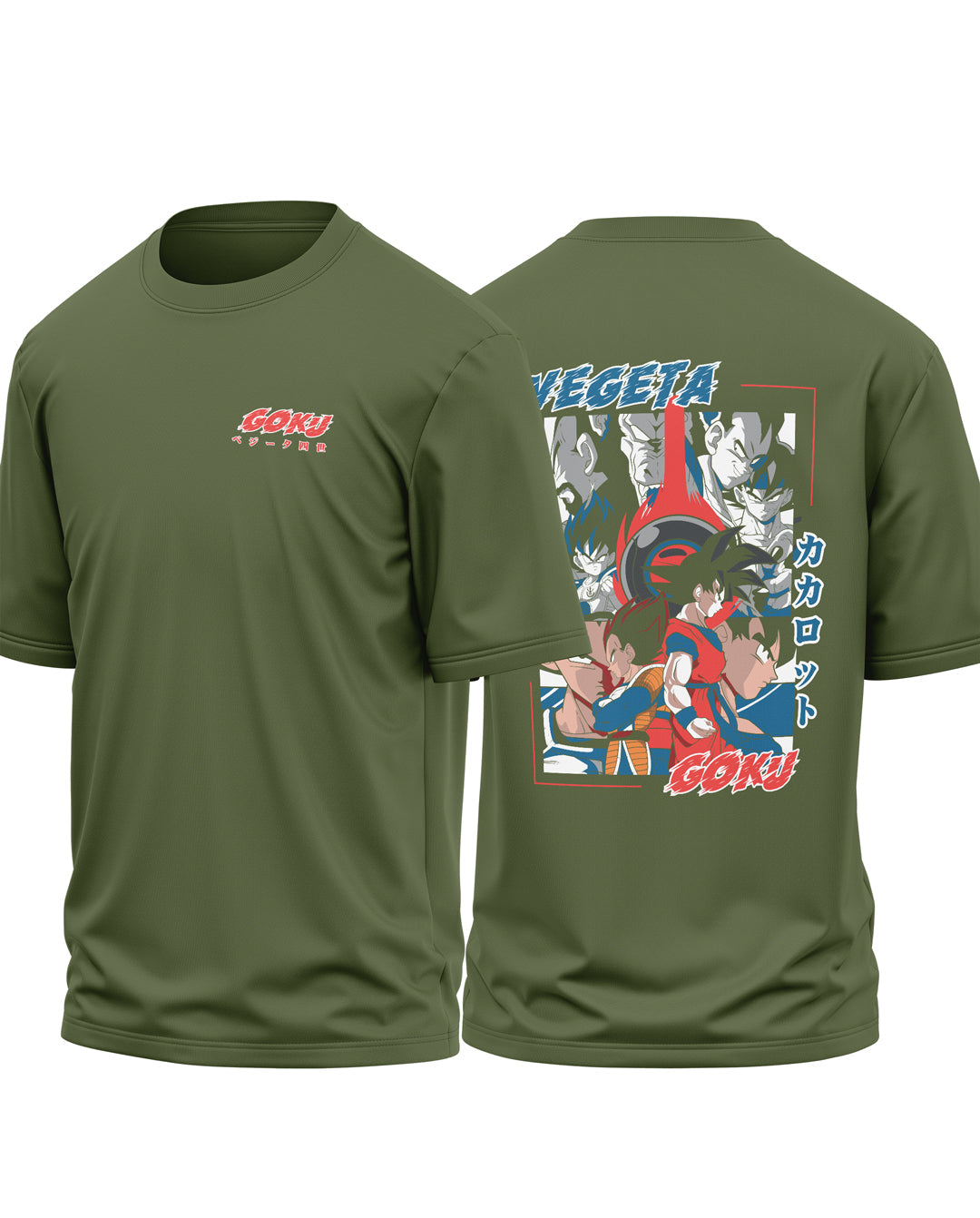 Goku Vegeta Cotton Oversized T-shirt