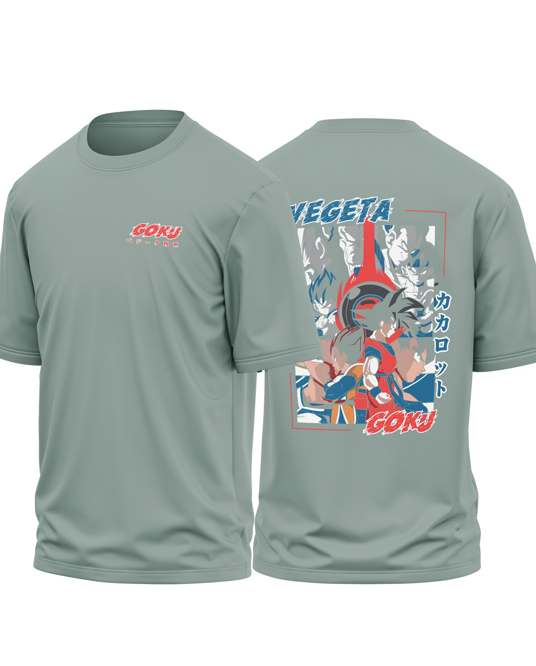 Goku Vegeta Cotton Oversized T-shirt