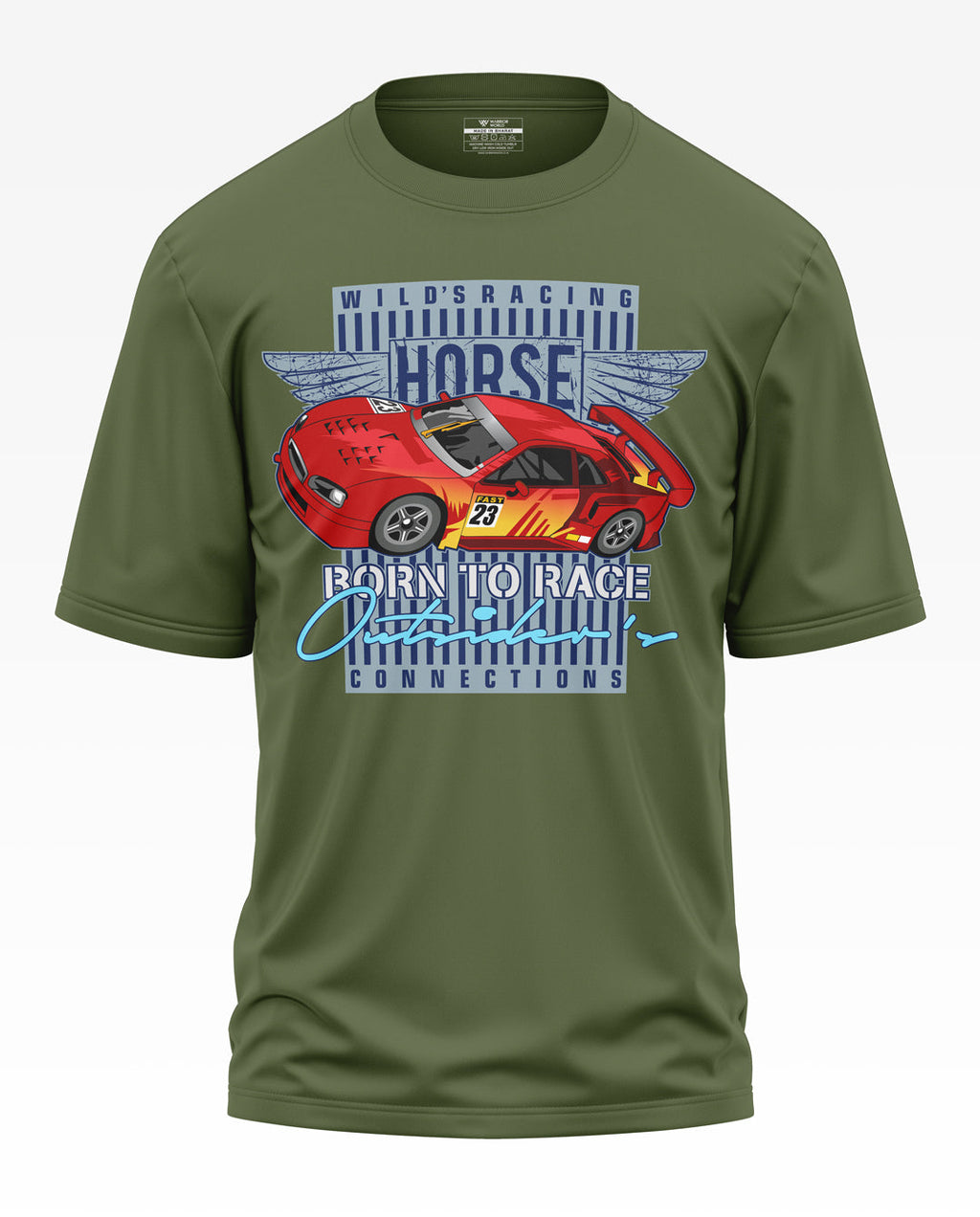 Wild Racing Cotton Oversized T-Shirt