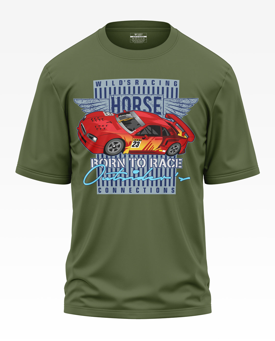 Wild Racing Cotton Oversized T-Shirt