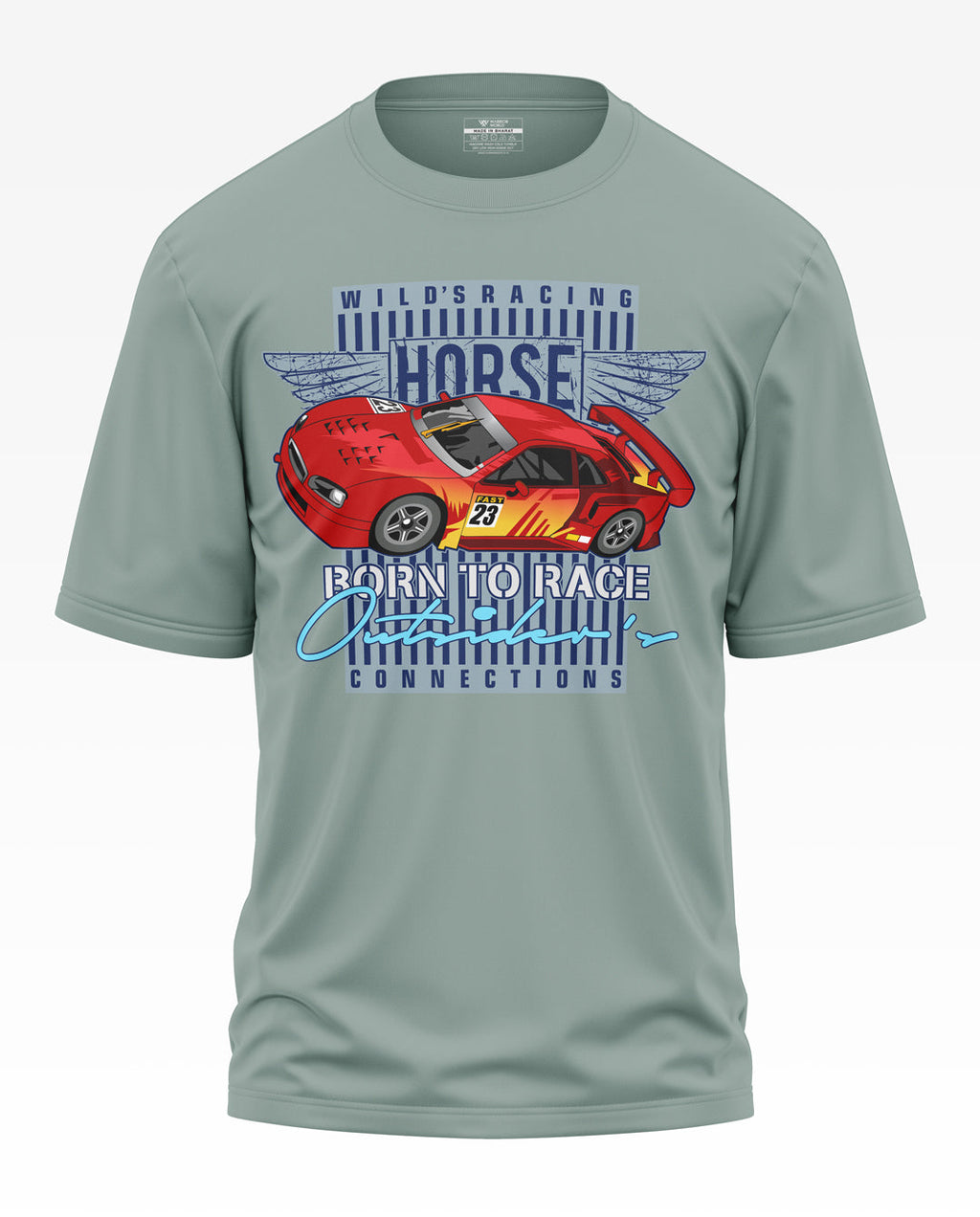 Wild Racing Cotton Oversized T-Shirt