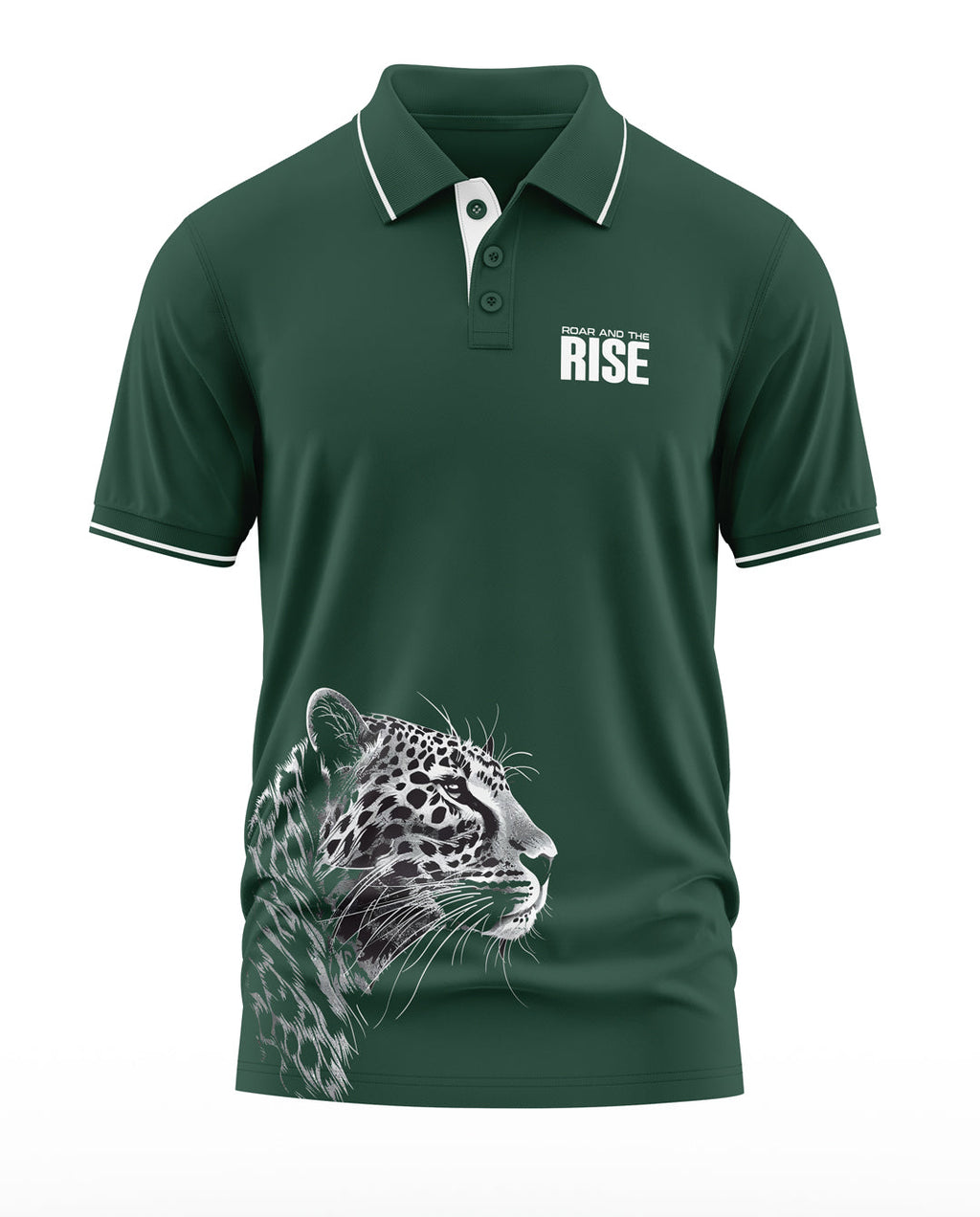 Rise And The Roar Polo Collar T-Shirt