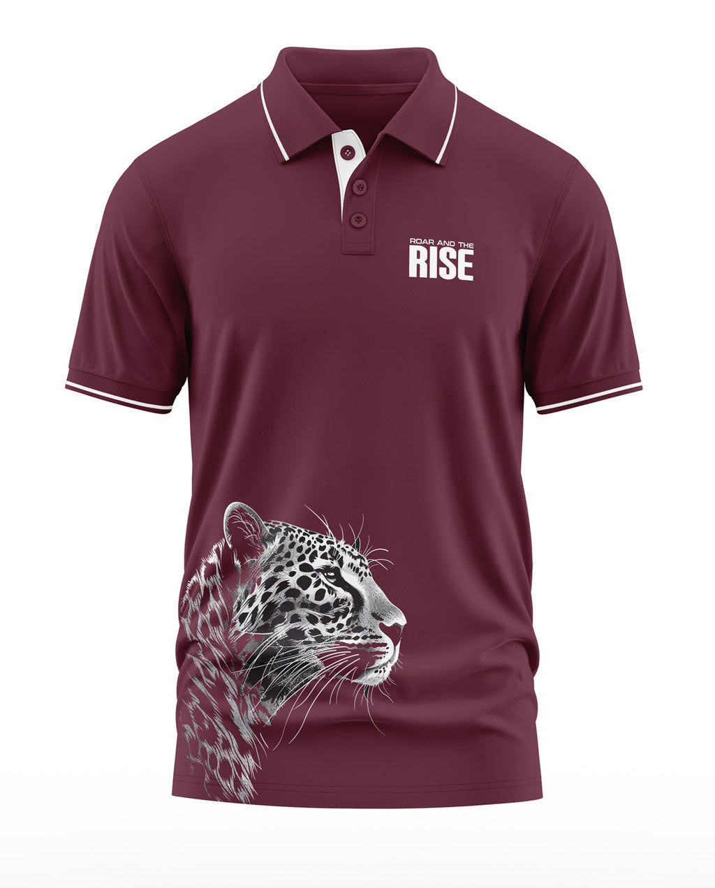 Rise And The Roar Polo Collar T-Shirt