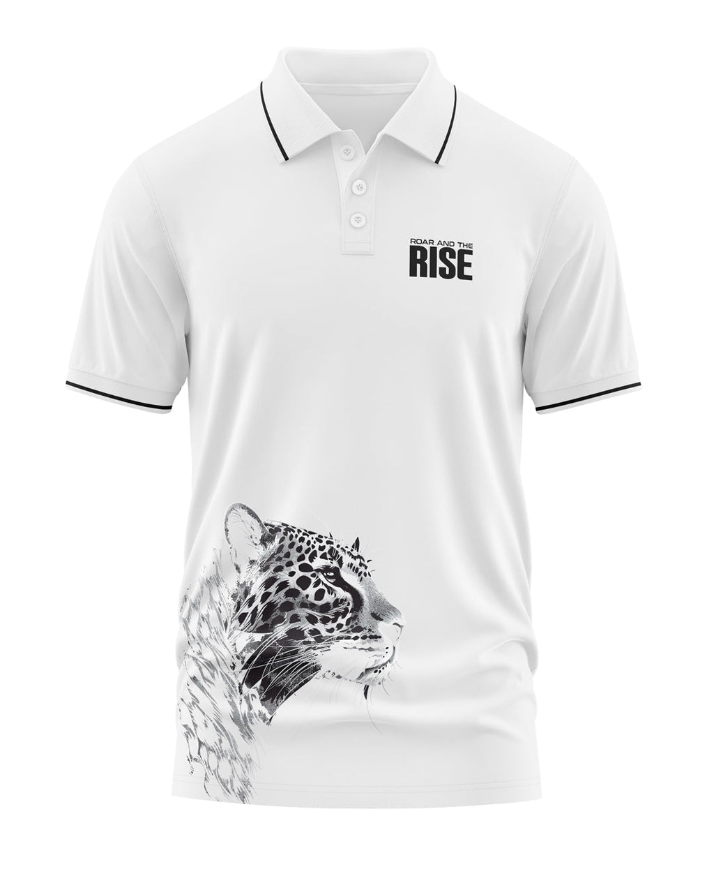 Rise And The Roar Polo Collar T-Shirt