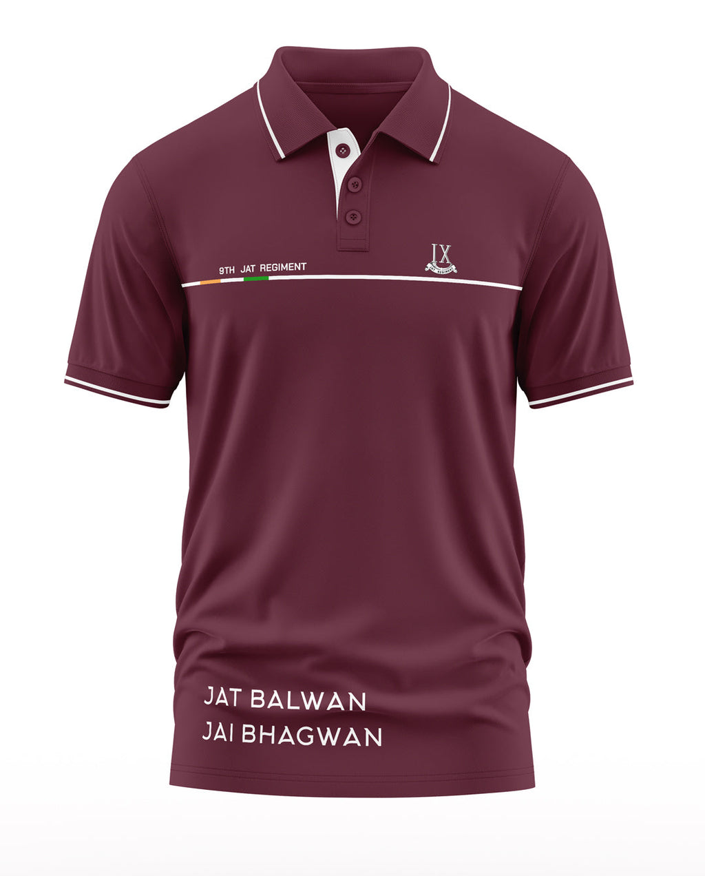 9th Jat Regiment Polo Collar T-Shirt