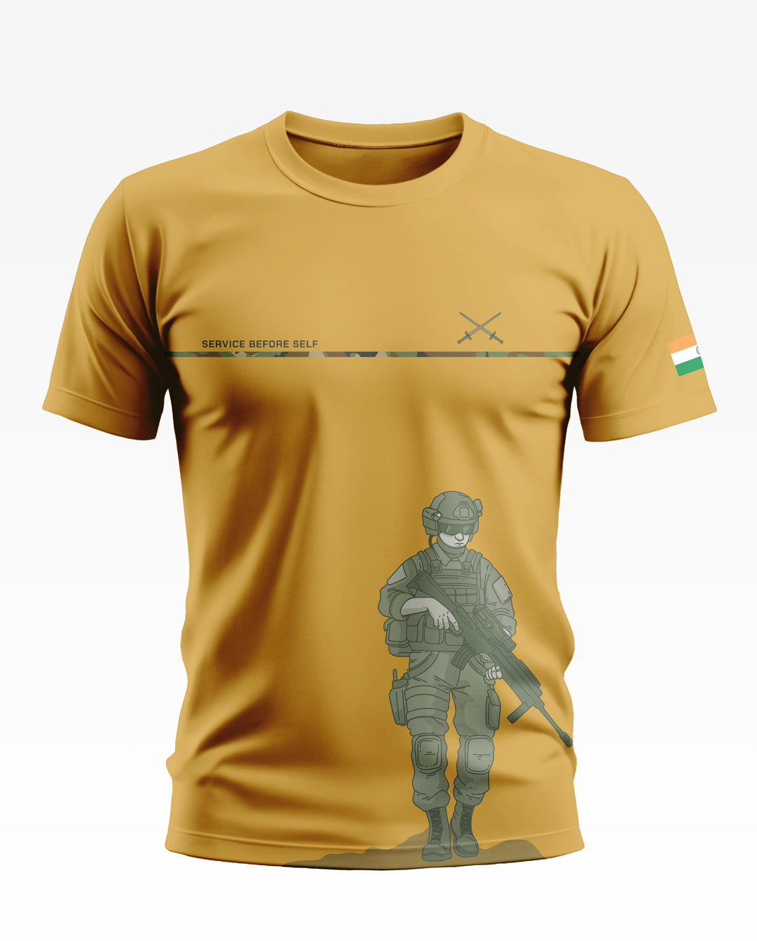 Army Pattern Soft Cotton T-shirt