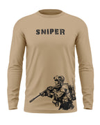 Sniper Cotton Full Sleeve T-shirt