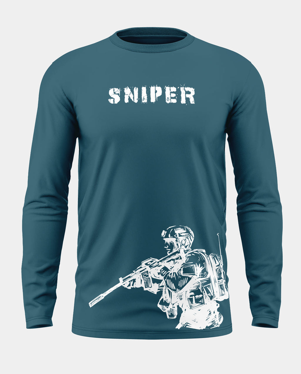 Sniper Cotton Full Sleeve T-shirt