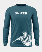 Sniper Cotton Full Sleeve T-shirt