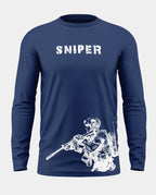Sniper Cotton Full Sleeve T-shirt