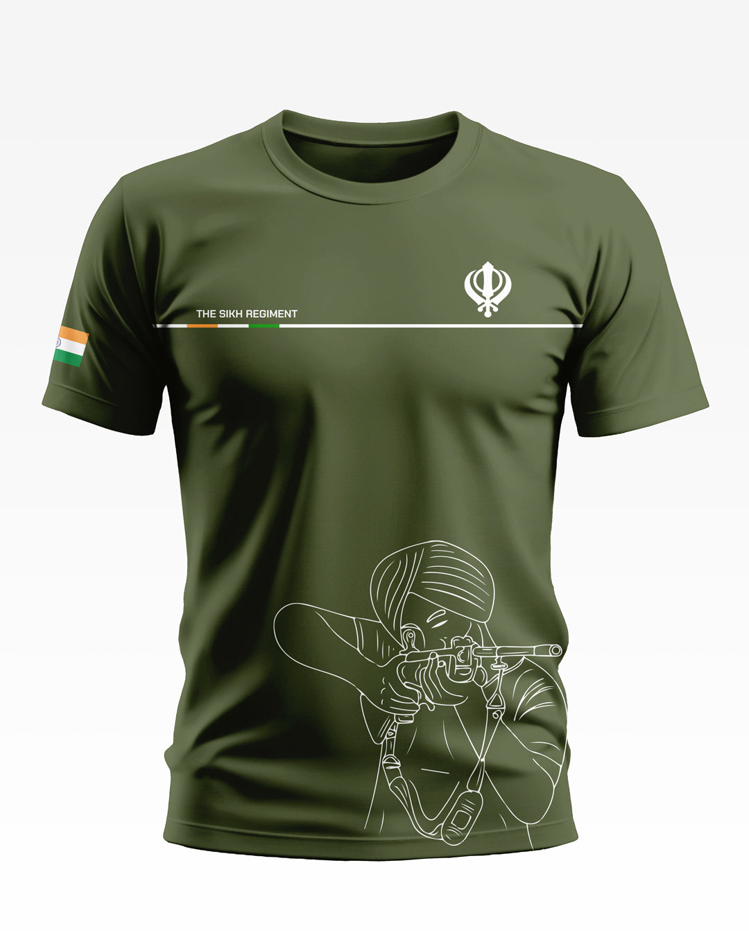 Sikh Regiment Soft Cotton T-shirt