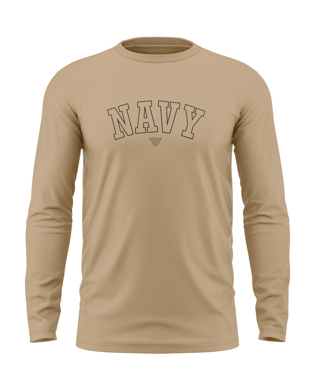 Navy Style Cotton Full Sleeve T-shirt