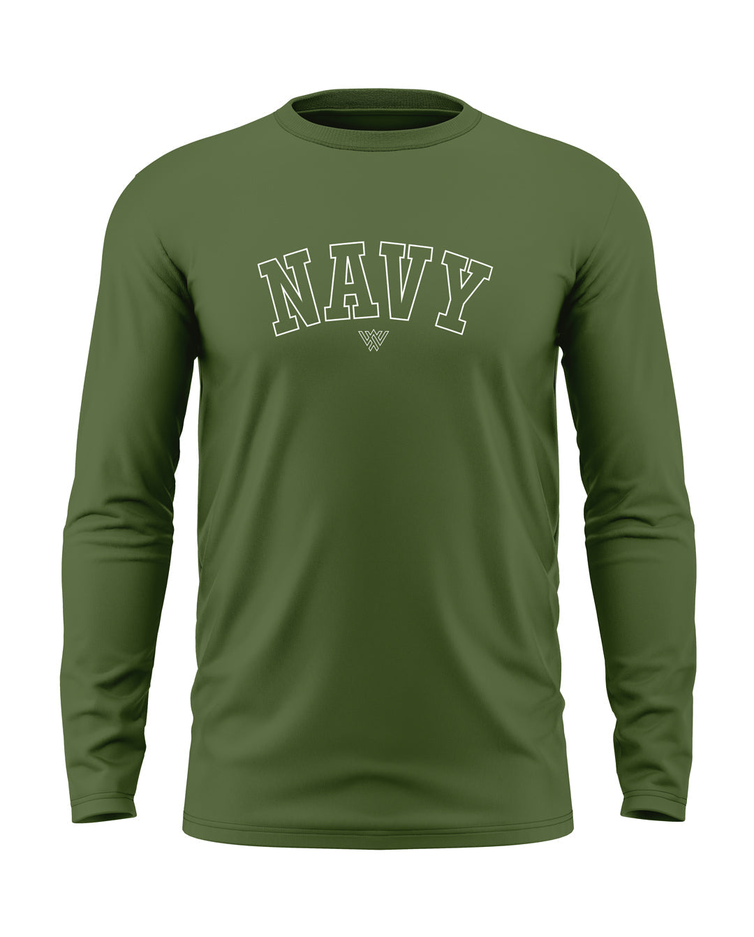 Navy Style Cotton Full Sleeve T-shirt