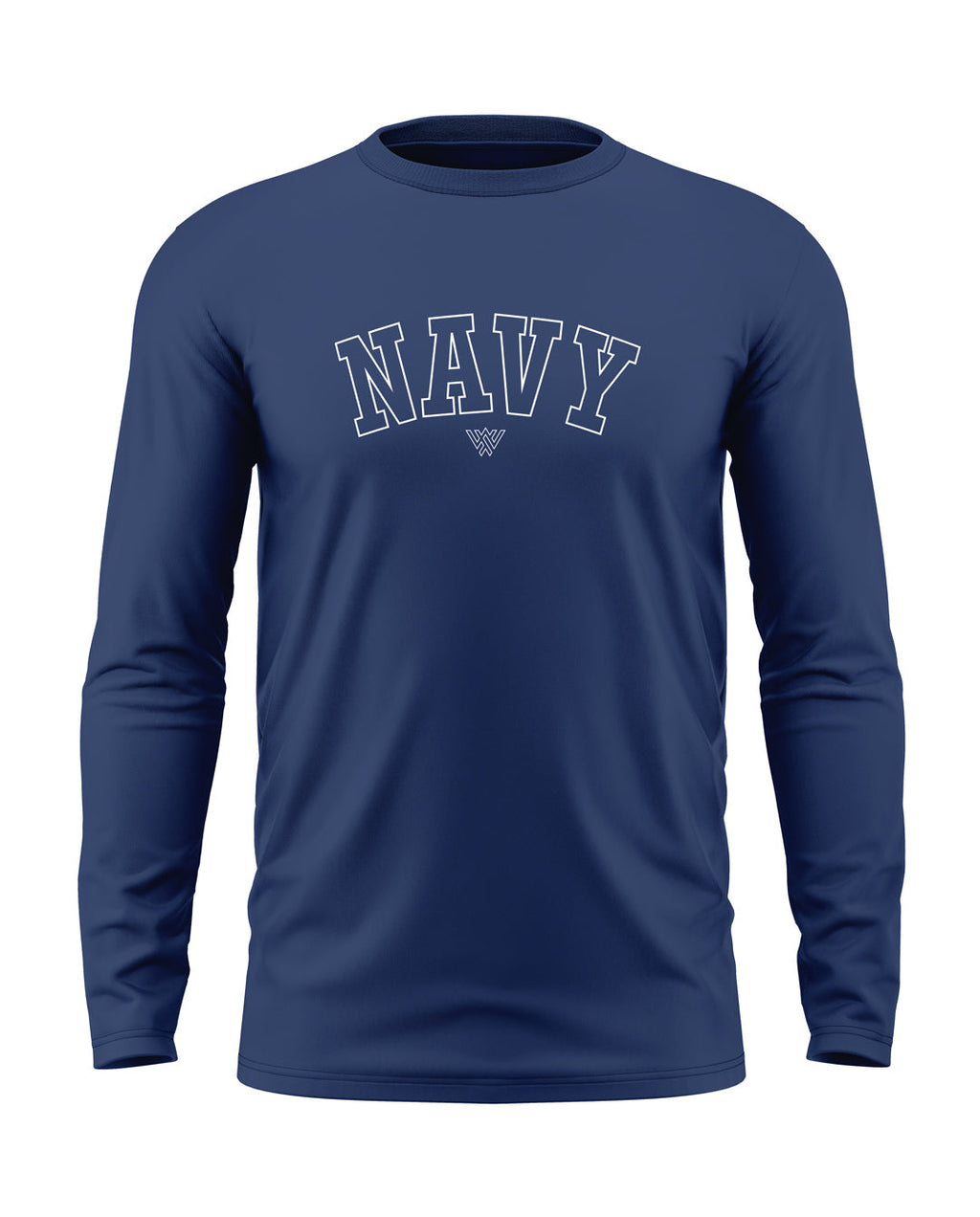 Navy Style Cotton Full Sleeve T-shirt