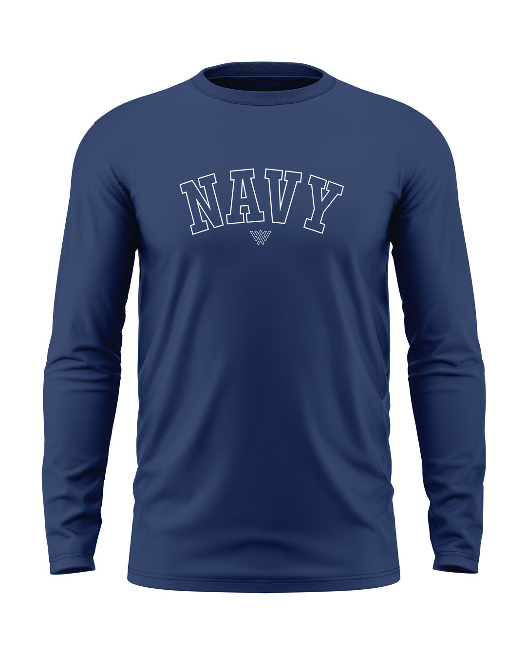 Navy Style Cotton Full Sleeve T-shirt