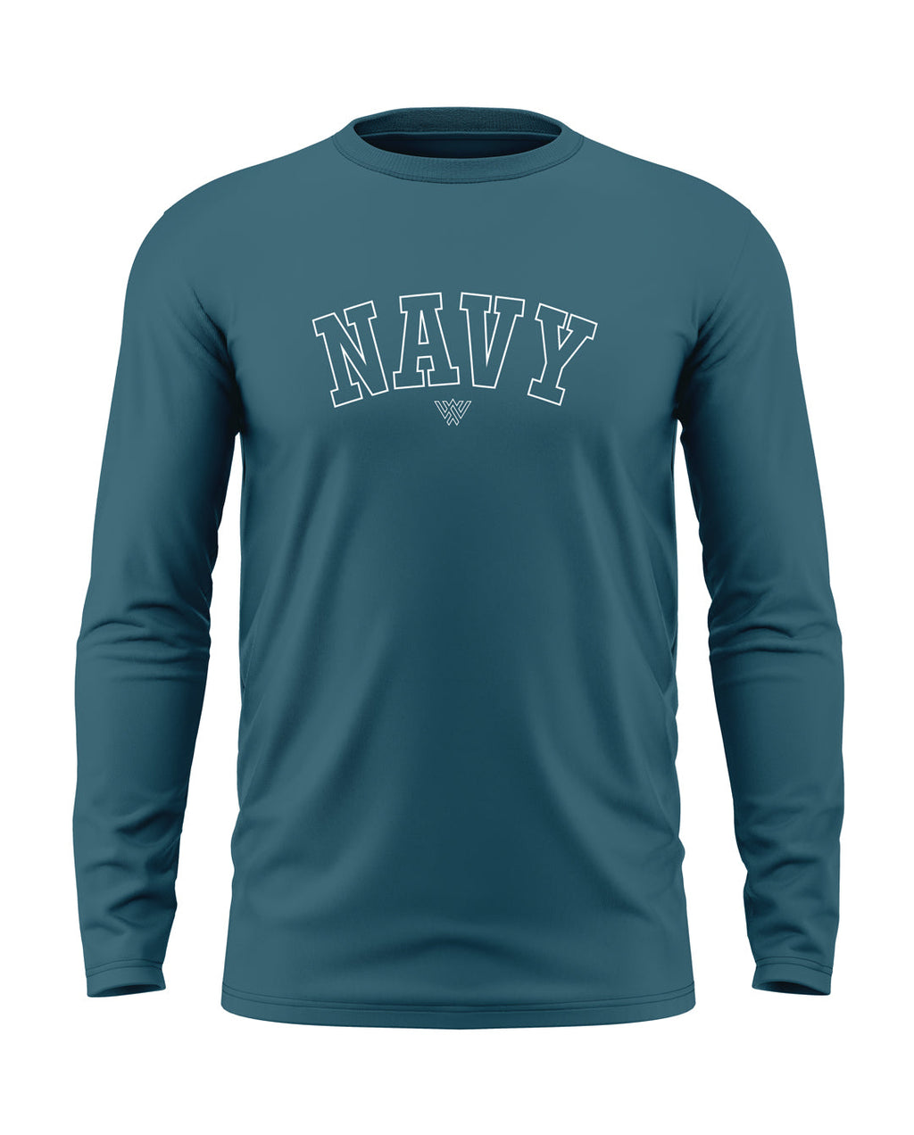 Navy Style Cotton Full Sleeve T-shirt