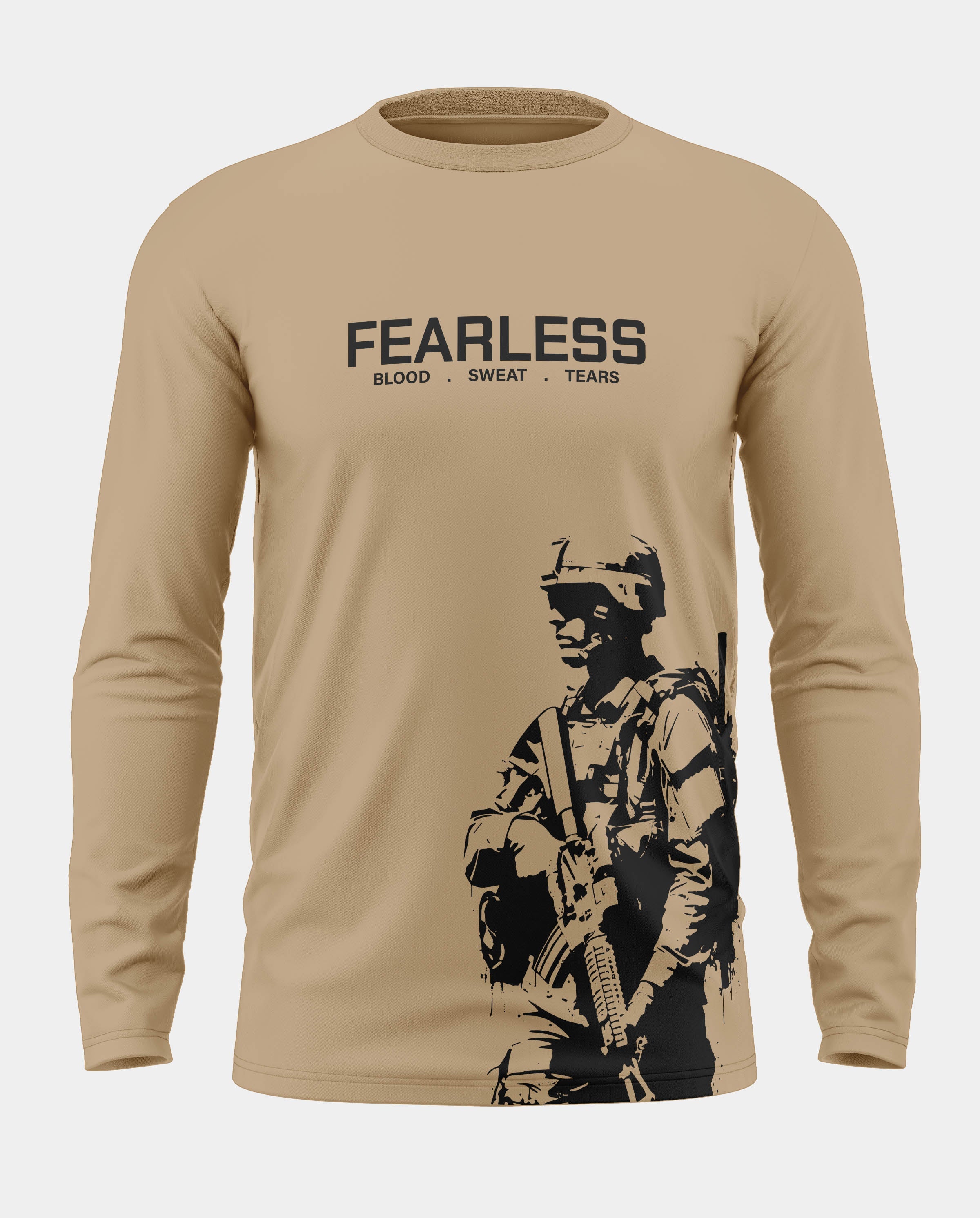 Fearless Cotton Full Sleeve T-shirt