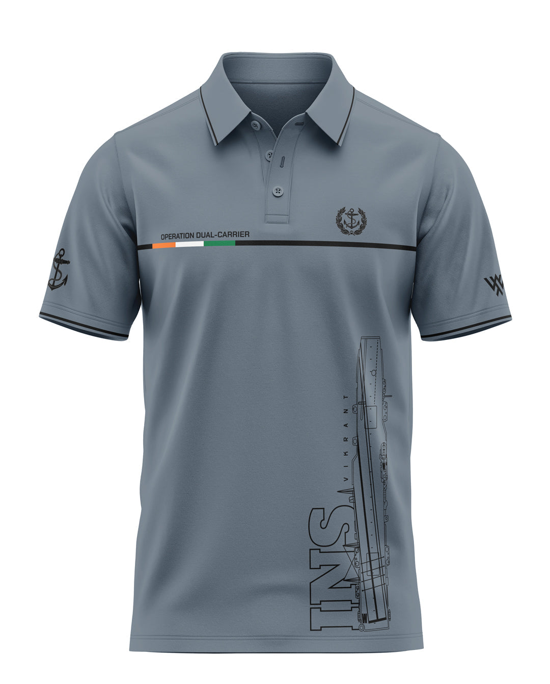 INS Vikrant Prime Polo T-Shirt