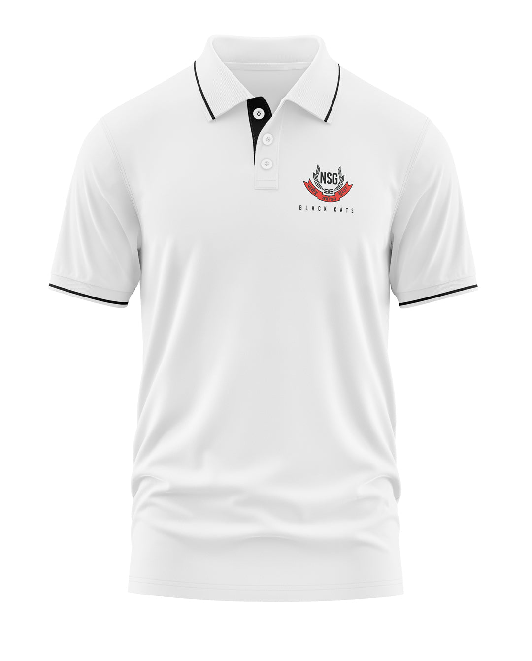 NSG Black Cats Polo Collar T-Shirt