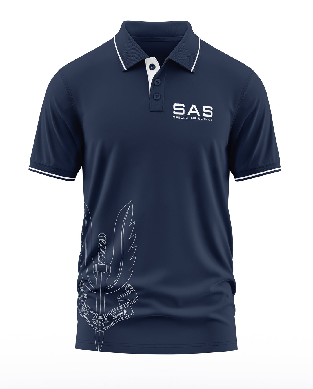 SAS Polo Collar T-Shirt
