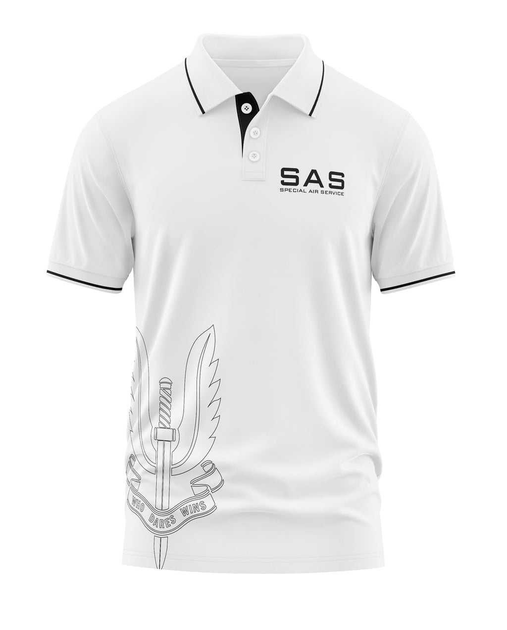 SAS Polo Collar T-Shirt