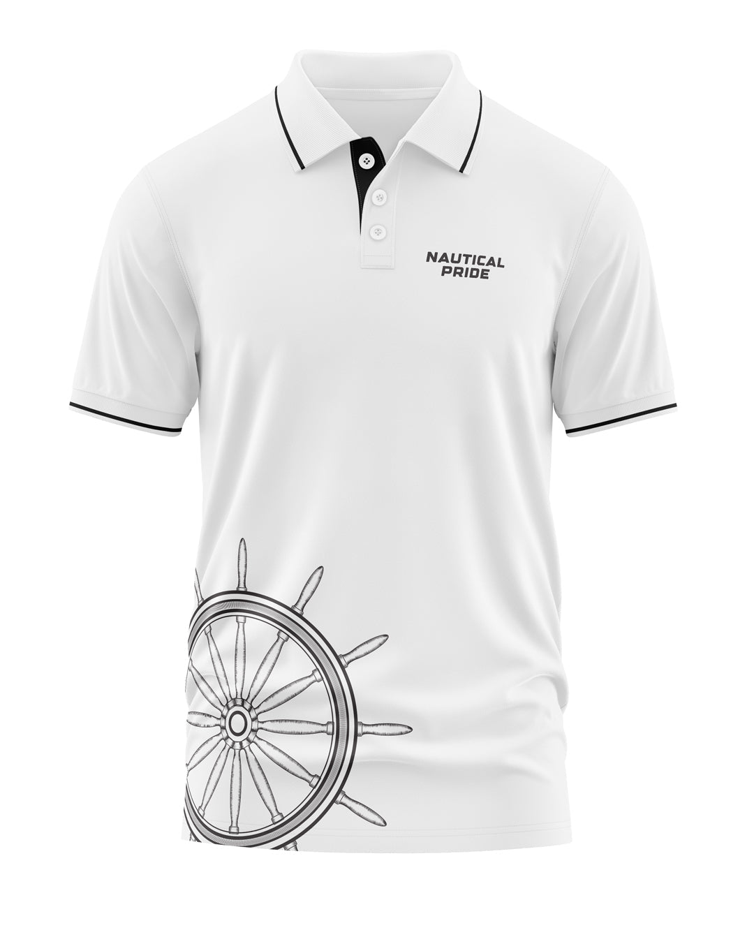 Nautical Pride Polo Collar T-Shirt
