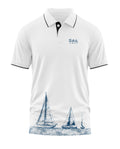 Sail Away Polo Collar T-Shirt