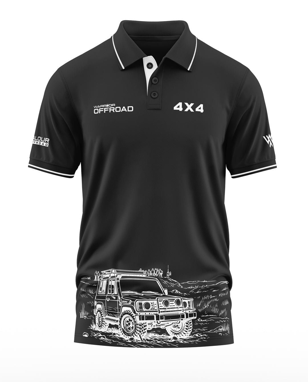Offroad 4X4 Polo Collar T-Shirt