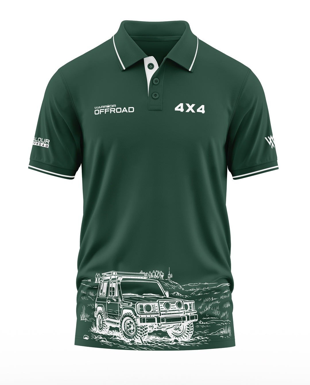 Offroad 4X4 Polo Collar T-Shirt