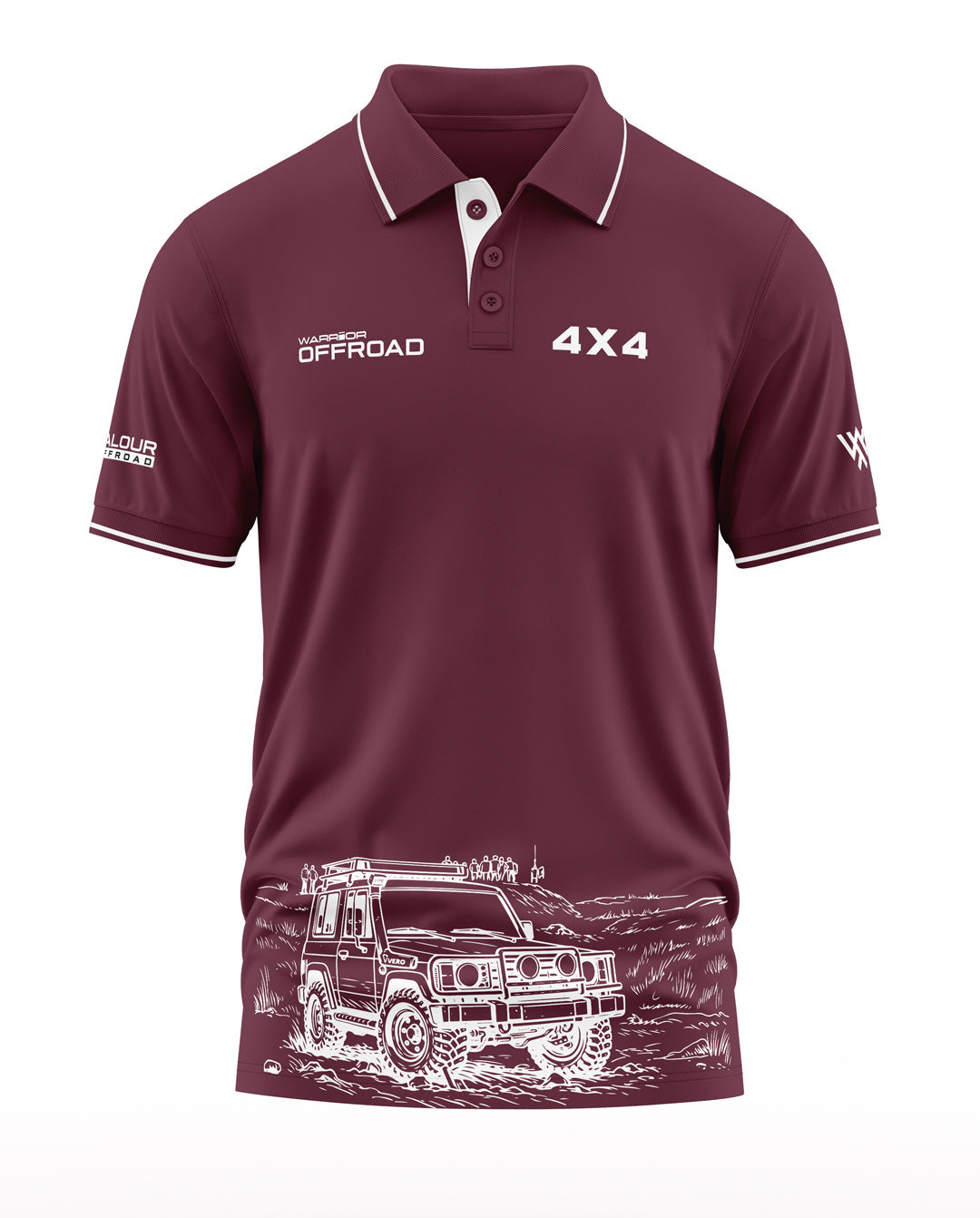 Offroad 4X4 Polo Collar T-Shirt