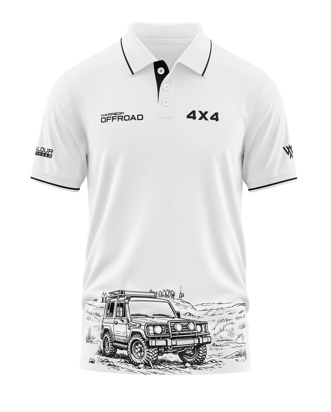 Offroad 4X4 Polo Collar T-Shirt